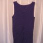 Faded Glory Junior Size Purple Tank Top Shirt Cotton Sz L (12-14) Pre-Owned