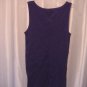 Faded Glory Junior Size Purple Tank Top Shirt Cotton Sz L (12-14) Pre-Owned