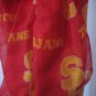 USC Trojans Women's Red/Yellow Team Infinity Scarf 100% Polyester By IPG NWWT