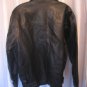 Whispering Smith Men's Black Faux Leather Zipper Front Jacket Sz M Pre-Owned