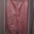 Mandarin Blue Juniors Asian Print Pink Capri/Cropped Pants SZ M Pre-Owned