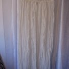 Judy Knapp Junior Size Sheer Cream Boho/Broomstick/Peasant Skirt Sz M Pre-Owned