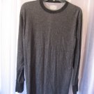 Merona Men's Dark Grey Long Sleeve Pullover Shirt Sz L Pre-Owned