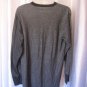 Merona Men's Dark Grey Long Sleeve Pullover Shirt Sz L Pre-Owned