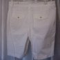 Sonoma Women's White Bermuda Walking Shorts 97%Cotton/3%Spandex Sz 12 Pre-Owned