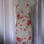 San Joy Junior Size Red Floral & Black Dots Halter Dress Sz S NWWT 100%Polyester