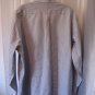 L.L. Bean Wrinkle Resistant Men's Navy/Blue/White Dress Shirt Sz 17-34 Pre-Owned