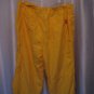 Mossimo Yellow Capri's Cropped Pants 100% Polyester Sz L 11/13 Pre-Owned