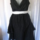 Steve Madden Women's Junior Size Black & White Cotton Dress Sz 12 New with Tags
