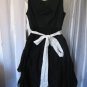 Steve Madden Women's Junior Size Black & White Cotton Dress Sz 12 New with Tags