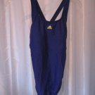 Adidas Junior Size Blue/Yellow V Back One Piece Swim/Bathing Suit Sz 10 NWWT