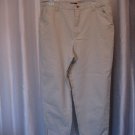 Riders Casuals Women's Bone Colored Long Pants 100% Cotton Sz 16P Pre-Owned
