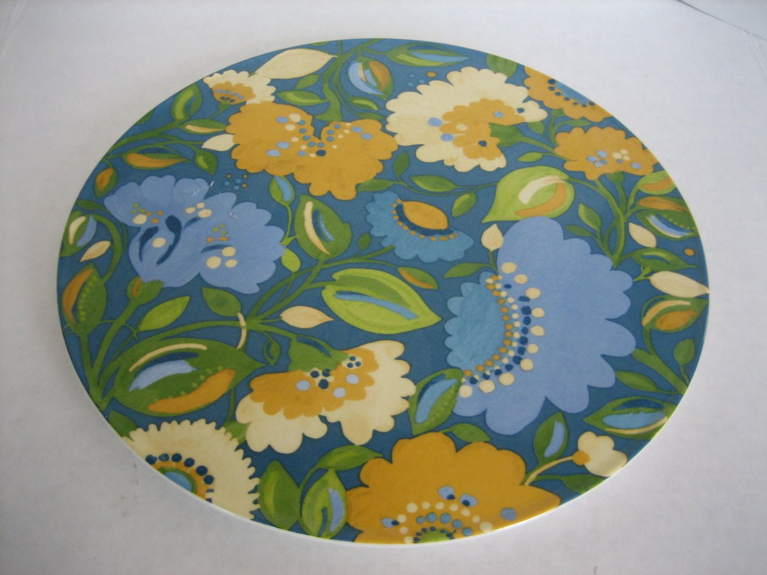 Spode Kim Parker Home Chicory Hymn Cake Plate 11 1/2 in. Round 783931373039 New