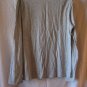 Faded Glory Junior Size Grey Long Sleeve V Neck Shirt Sz XL (16-18) Pre-Owned