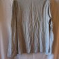 Faded Glory Junior Size Grey Long Sleeve V Neck Shirt Sz XL (16-18) Pre-Owned