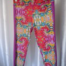 Puma Kids Purple Cactus Girl's Multi Color Tye Dye Leggings Sz L/12-14 NWWT
