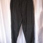 Fila Women's Black Elastic Drawstring Athletic Pants 100% Nylon Sz L Pre-Owned