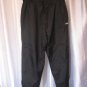 Fila Women's Black Elastic Drawstring Athletic Pants 100% Nylon Sz L Pre-Owned