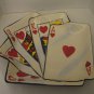 Clay Art Stone Lite Royal Flush Deck of Cards Ceramic Serving Dish Pre-Owned