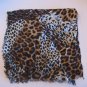 Ray Strauss Multi-Animal Print Women's Scarf 100% Rayon 28 x 28 Made in USA NWNT