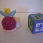 Disney Tinker Bell & Yarn Ceramic Salt & Pepper Shakers New 3 in.T x 3 1/2 in.W