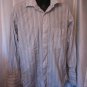 Tommy Hilfiger Men's Button Down Blue/White Striped Dress Shirt Sz 15 1/2/32-33