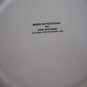 Large White Ceramic Bowl with Blue Trim & Spices on Bottom of Bowl 13 in. R New