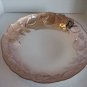 DC Glassware Peach Large Glass Sea Shell Bowl 16in.W x 5in.D Made in Turkey NWWT