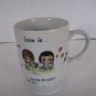 Vintage Love is Sharing the Paper with Her Ceramic Coffee Mug/Cup New LA Times