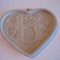 The Pampered Chef Hospitality Heart Family Heritage Stoneware Heart Cookie Press