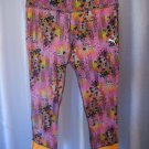 Puma Kids Sugar Plum Girl's Tye Dye Pink/Orange/Black Leggings Sz L/12-14 NWWT