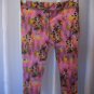 Puma Kids Sugar Plum Girl's Tye Dye Pink/Orange/Black Leggings Sz L/12-14 NWWT