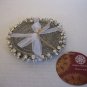Jaipur Market Silver Beaded Round Coasters w/Silver Little Bells Set of 4 NW