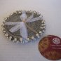 Jaipur Market Silver Beaded Round Coasters w/Silver Little Bells Set of 4 NW