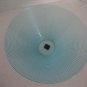 Circle Ware Profile Medium Blue Glass Serving Bowl 11 in. R. 5 1/2 in. D. New