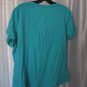 Faded Glory Junior Size Turquoise Green V Neck Shirt Sz XL 16/18 Pre-Owned