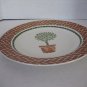 Pier 1 England Angleterre Potted Topiary Tree 10 in. Round Ceramic Plate New