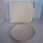 Avon Porcelain Classic Wedding Plate 1986 Cream & Gold 2 Doves Decorative Plate