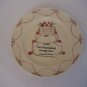 Self Personalized Cake & Flowers Stoneware 9 in. R. Plate Mesa International New