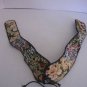 Vintage LA Impressions Multi Color Floral Tapestry Wide Belt Sz S Pre-Owned