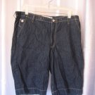 Merona Junior Size Blue Jean Denim Casual Shorts 100%Cotton Sz 14 Pre-Owned