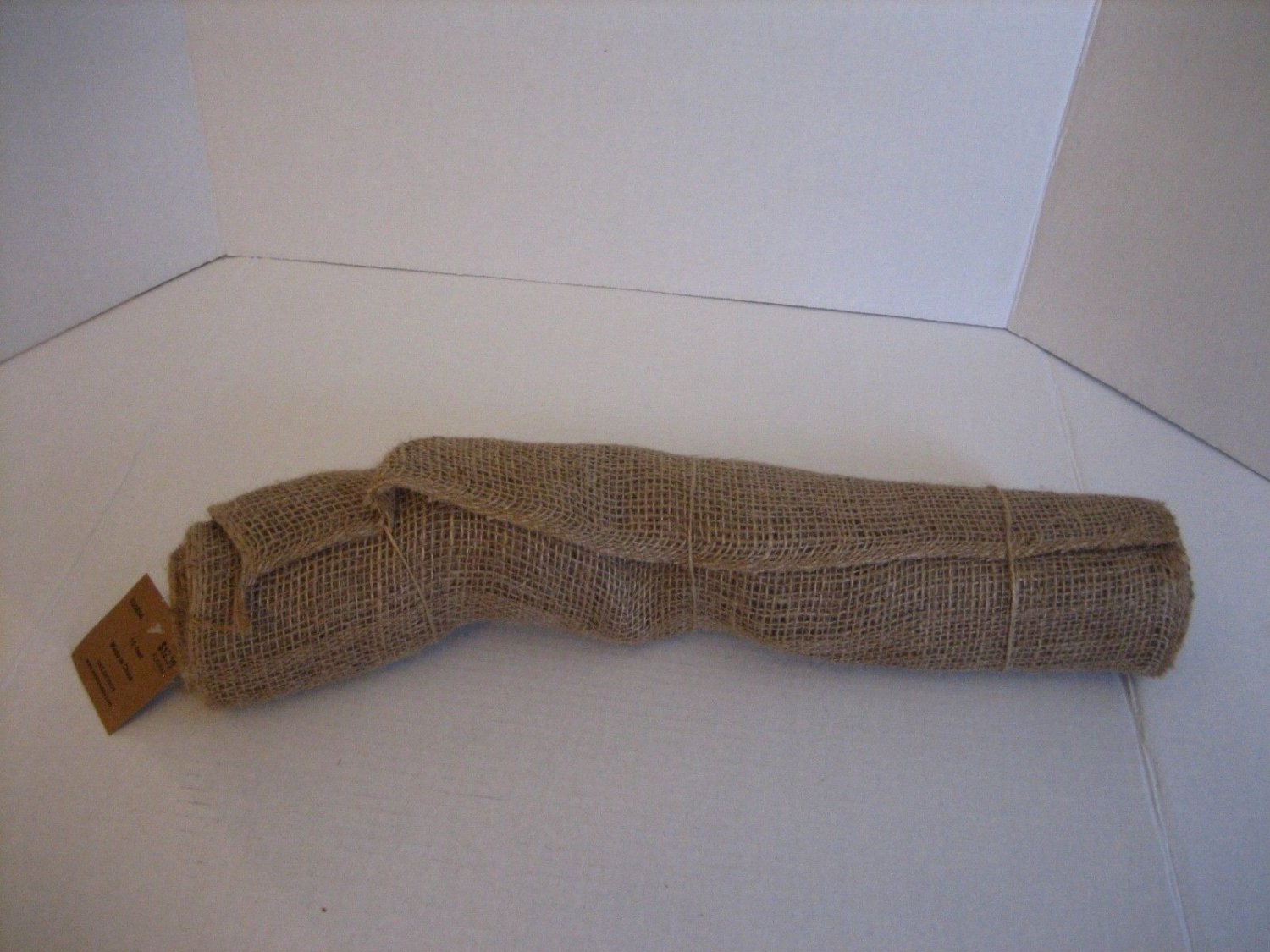 Hobby Lobby 535856 Wide Tan Burlap Ribbon Roll 15 Feet 17 in.Wide 100Jute NWWT