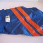Good 2 Go Warm & Waggin Blue/Orange Reflective Nylon Sport Jacket Sz XL NWWT