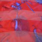 Red/Purple Hat 100% Polyester 19 1/2 in. Square Scarf/Bandana/Handkerchief NWNT