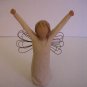 DemDaco Willow Tree #26149 Courage Angel Resin Figurine 6 in. Tall 2004 NWNB