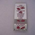 I Shall Wear Purple with a Red Hat Mirrored Decorative Table Top Easel Sign New