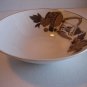 Mikasa Focus Shape Mocha 2015-W Ceramic Serving Bowl White & Brown Pre-Owned