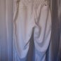 Nike Women's Fastpitch Softball White Pants 100% Polyester Sz XXL NWWT