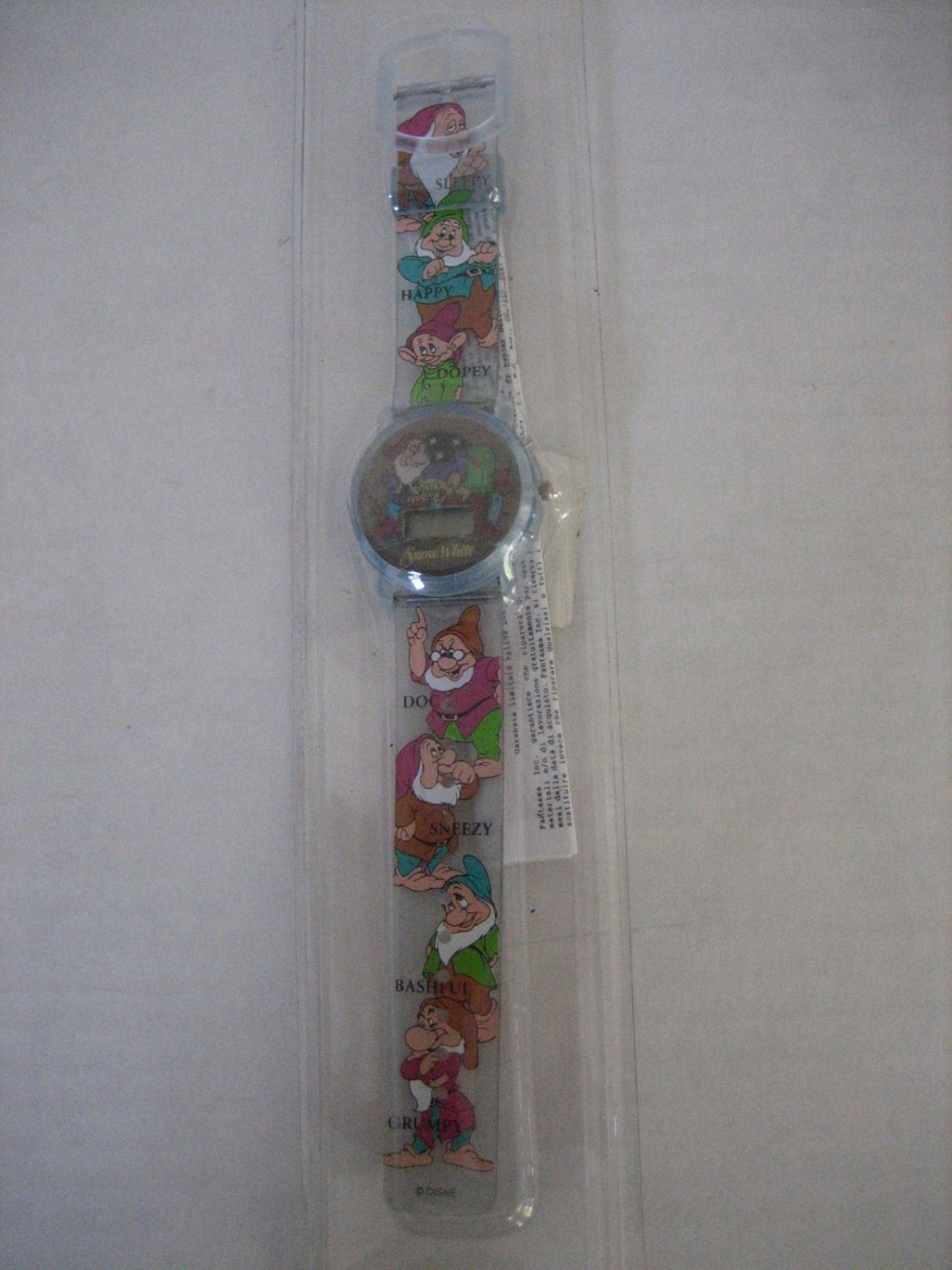 Disney's Snow White's 7 Seven Dwarfs Plastic Digital Watch NWNP 419014525650