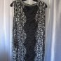FYLO Black/White/Grey Geo Junior Size Knee Length Sleeveless Dress Sz XL NWWT